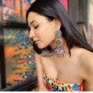 Turkish Jhumka Earrings Vintage Turkey Silve Bell Tassel Womens Dangling Jewelry