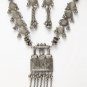 Stone Silver Oxidised Bollywood Indian Jewelry Set, Fusion Long Jewellery color