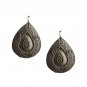 TRENDY Blackened Silver Platted Stud Earrings, handmade oxidised silver studs
