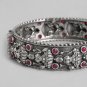 Indian Bollywood Style Silver Plated Temple Bangle