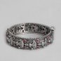 Indian Bollywood Style Silver Plated Temple Bangle
