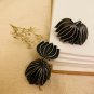 Oxidized German Silver Handmade Big Statement Lotus Small Jhumka Earrings