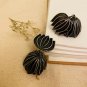 Oxidized German Silver Handmade Big Statement Lotus Small Jhumka Earrings