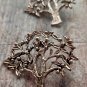 Oxidised silver TREE OF LIFE Irish EARRINGS Knot Work Post Stud