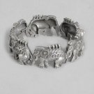 Hollywood Bohemian Baahubali Kada Bracelet Oxidised Silver Plated Jewellery