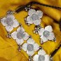 Indian five Paisa Coin Collar Choker Necklace Chrome - Great Gift