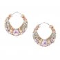 Multi Colour  Hoop Handmade Bohemian Seed Bead Earring Dulcett