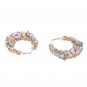 Multi Colour  Hoop Handmade Bohemian Seed Bead Earring Dulcett