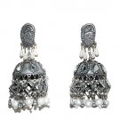 Jhumka Earrings, Silver Oxidized Indian Jewellery, Bollywood Jhumka