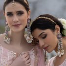 Beaded Earrings for Haldi, Indian Wedding Haldi Bridal Drop Dangle Earrings