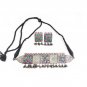 Indian Oxidised Silver Ethnic Ruby Choker Necklace Set &  Earrings