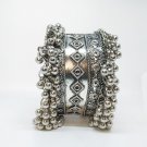 Antique Oxidised Silver Platted Handmade Handcuff