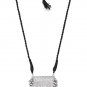 Handmade Indian Necklace- Old Ethnic Tribal Silver Pendant Bohemian