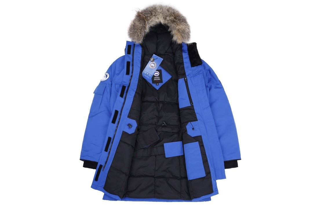 Canada Goose Fusion Fit Expedition Blue Man And Women Down Coat