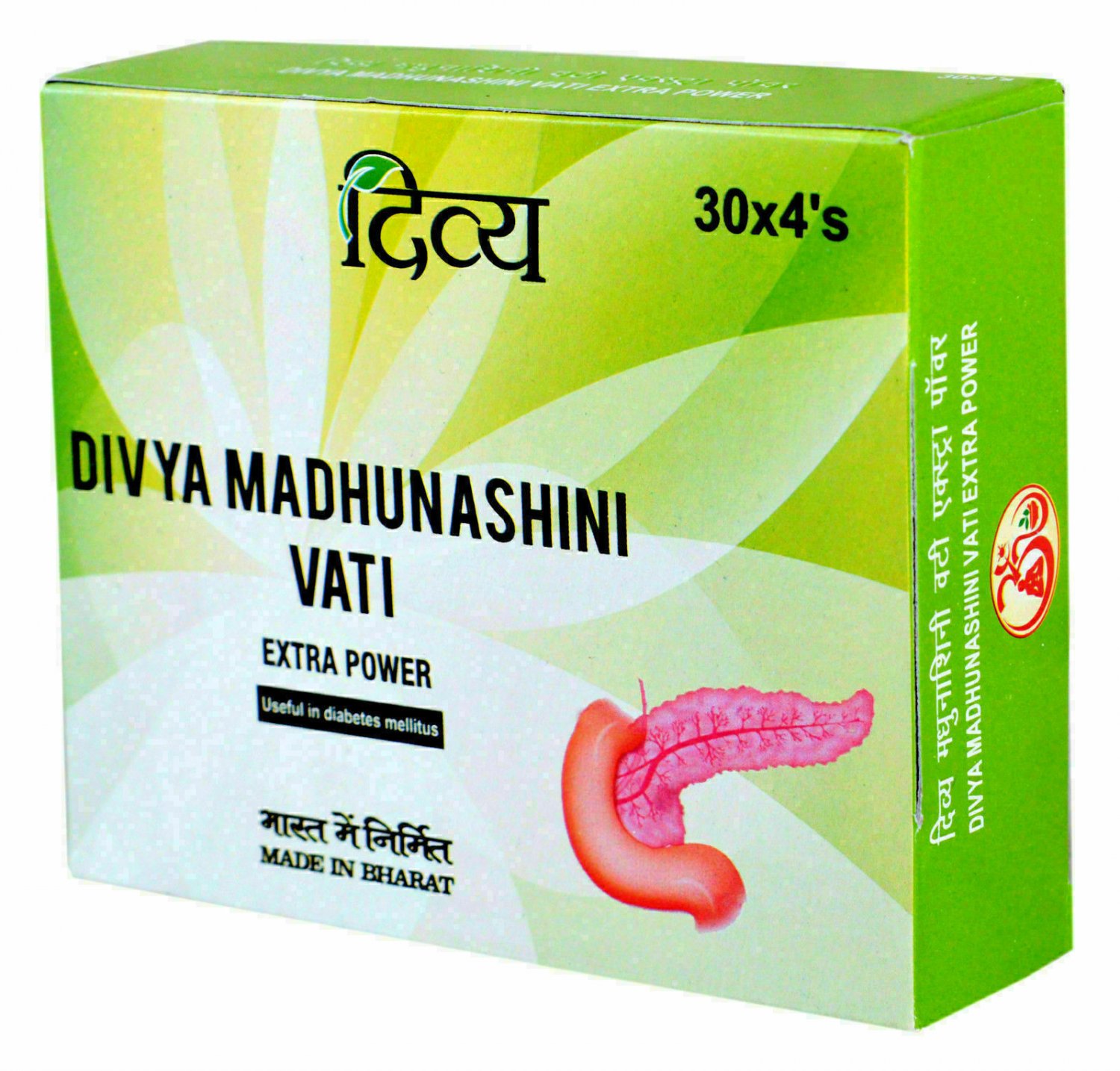 Patanjali Divya Madhunashini Ayurvedic Vati Extra Power 120 Tablets Pack