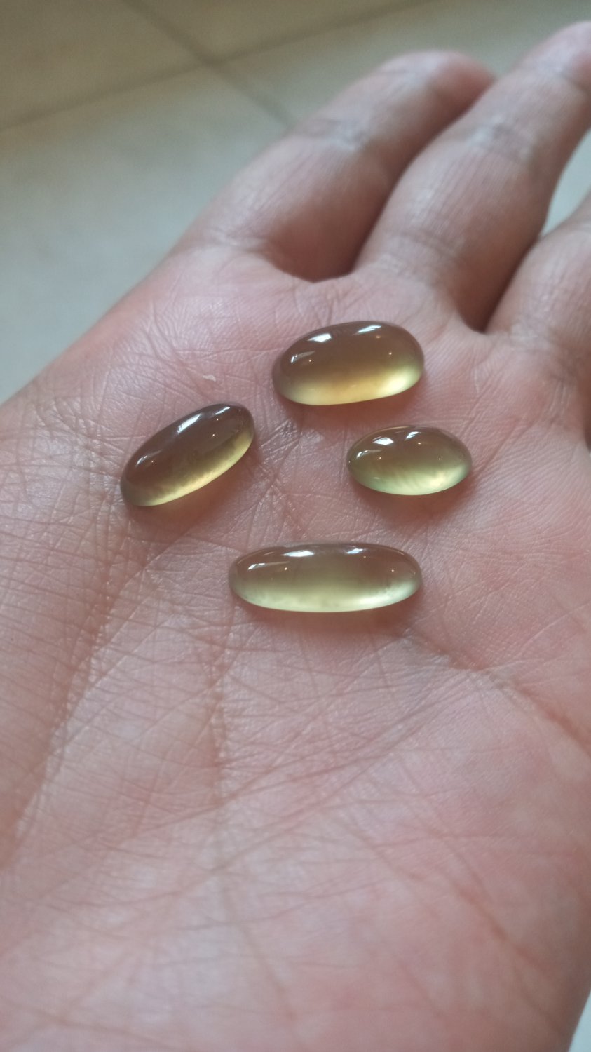 Rare Color Idocrase 4pcs Lot