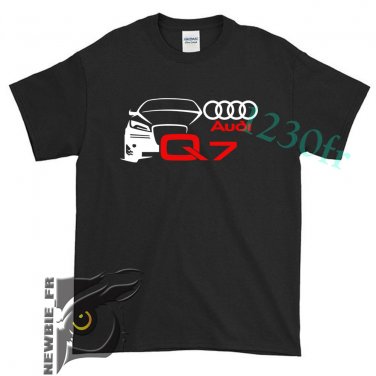 AUDI Car  Q7 Logo T-Shirt USA Size S - 2XL