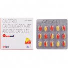 Gemcal Soft Gelatin Capsule strip of 15 capsules calcium and Vitamin D
