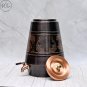 Pure Copper Water Dispenser Conical  Antique Engraved Designed 11 Liters
