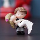 Resin Handcrafted Bride Kissing Groom Romantic Couple Statue Decorative Showpiece