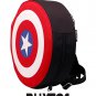 AUXTER Red Polyester Avenger Captain America Shield school Bag casual Backpack