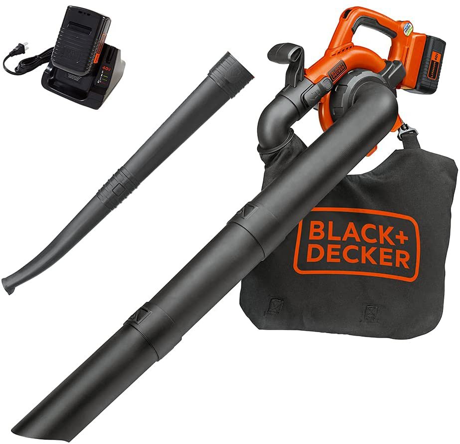 BLACK+DECKER Leaf Blower/Vacuum Kit, Cordless (LSWV36)