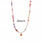 Shadow* Handmade Rainbow Smiley Boho Style Necklace