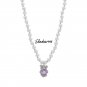Shadow* Handmade Gem Bear Pendant Pearl Necklace