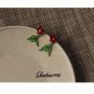Shadow* Handmade Beaded Flower Earrings 925 Silver Post