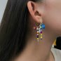 Shadow* Handmade Natural Pearl Colorful Beaded Niche Temperament Earrings