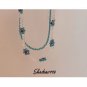 Shadow* Handmade Beaded Flower Necklace Double Layered Clavicle Chain