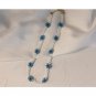 Shadow* Handmade Beaded Flower Necklace Double Layered Clavicle Chain