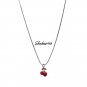 Shadow* Handmade Red Cherry Pendant Necklace Niche Design Sense Clavicle Chain