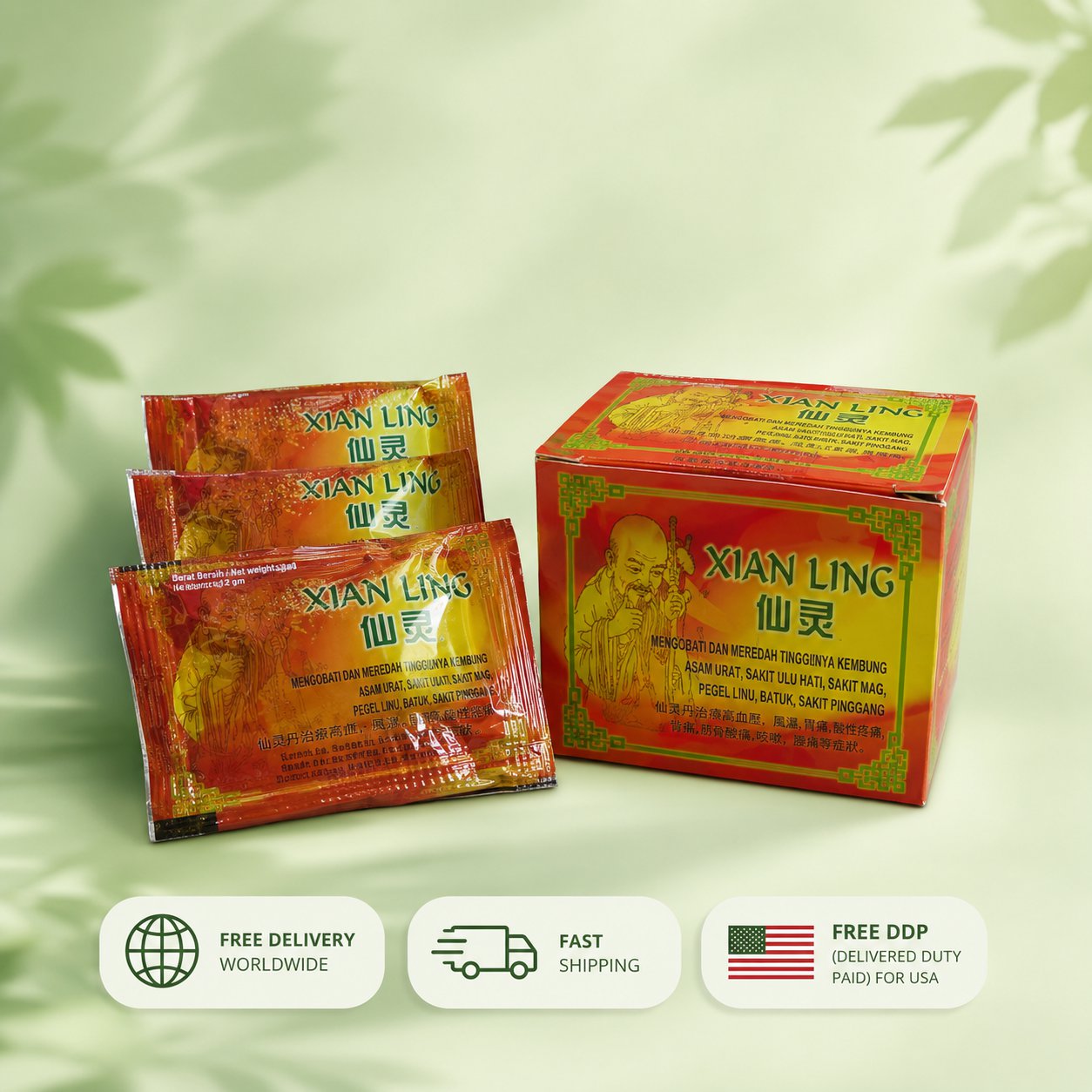 1 BOXES Xian Ling Traditional Herbal Capsules
