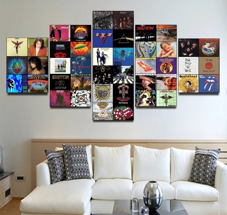 Rock And Roll Art Framed / Classic Rock Posters Customized / Rock Music Decor Prints