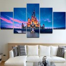 Disney Magic Castle Canvas Art Prints Poster Framed 5 Panel Gift Idea