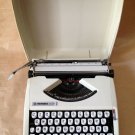 Vintage Hermes Baby Portable Typewriter - White
