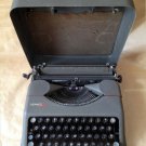Vintage Hermes Baby Portable Typewriter - Grey