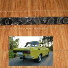 Metal Plate Rear Badge Ornament rear hood Soviet USSR Car Moskvich AZLK 2