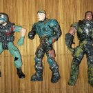 3 x Army Men Toy Soldiers Action Figures