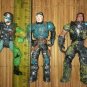 3 x Army Men Toy Soldiers Action Figures