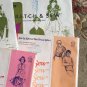 Vtg Stretch & Sew Sewing Patterns A Person MOD 70s Fashion Smoke Free Lot 11 Pcs