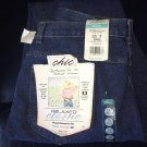 Vintage CHIC Jeans High Waist Cotton Relaxed Fit Full Hip Thigh PLUS 18 Petite
