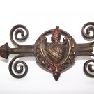 Vtg Metal Drapery Victorian Renaissance DIY UpCycle Architectural Element RePurp