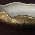 Vintage Weeping Gold 24k MCM Mid Century Leaf Hollywood Regency Posh Elegant 50s