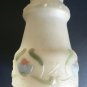 Vintage Gas Light Shade Reverse Painted 1800s Art Nouveau Victorian Fitter 2 3/8