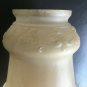 Vintage Gas Light Shade Reverse Painted 1800s Art Nouveau Victorian Fitter 2 3/8