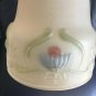 Vintage Gas Light Shade Reverse Painted 1800s Art Nouveau Victorian Fitter 2 3/8