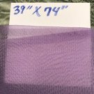 Vintage SEERSUCKER PLISSE Fabric Purple Lavender Cottagecore 2 yds (39” X 74”)