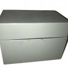 Vintage Metal File Box 4" x 6" Cards Industrial Desk Recipes Office DIY UpCycle